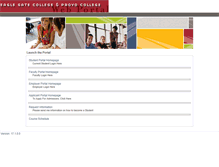 Tablet Screenshot of portal.eaglegatecollege.edu