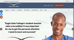 Desktop Screenshot of eaglegatecollege.edu
